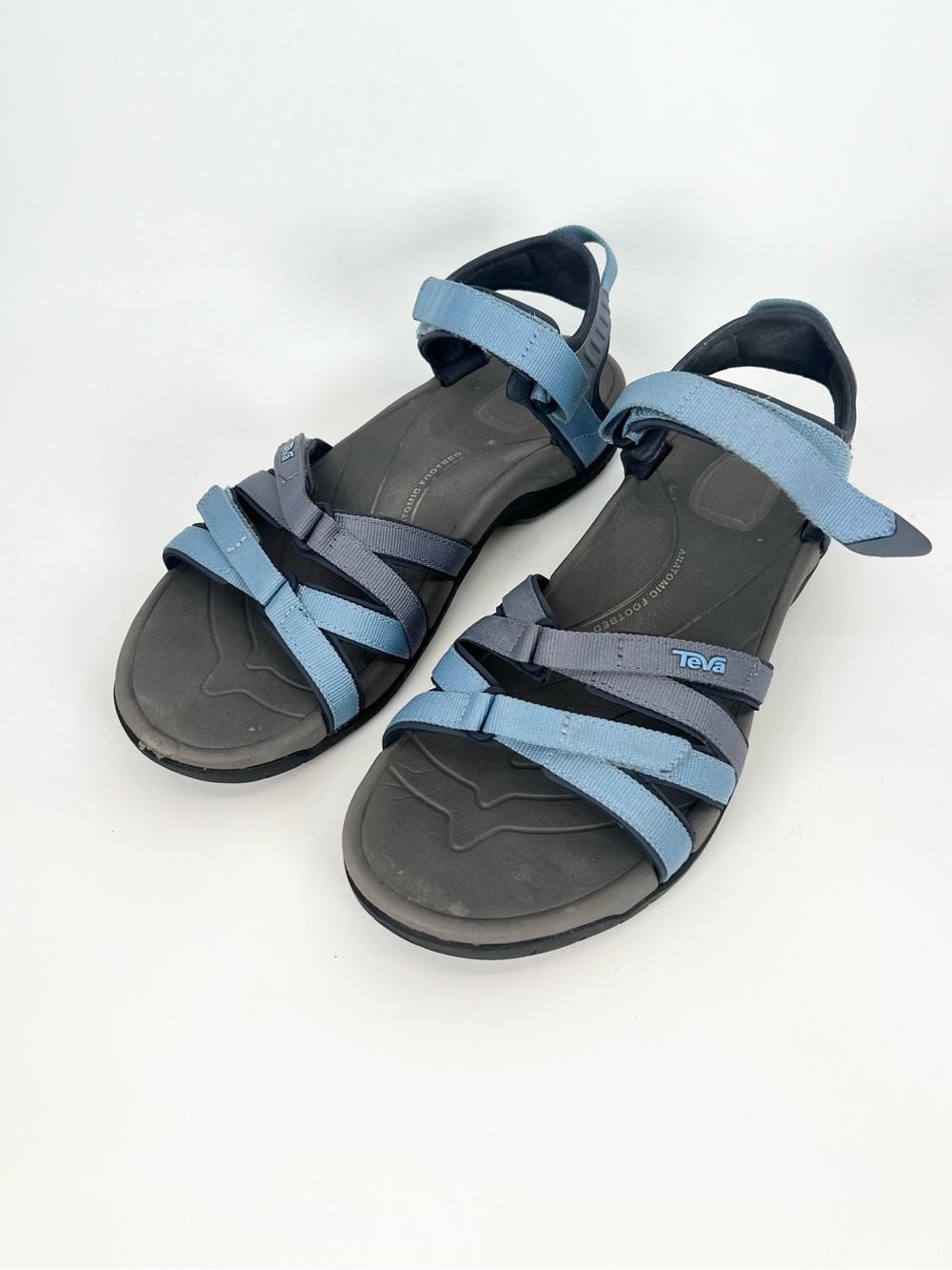 Teva Womens Tirra Sandal Size US 10 Blue Criss-cross Strappy Hiking Waterproof